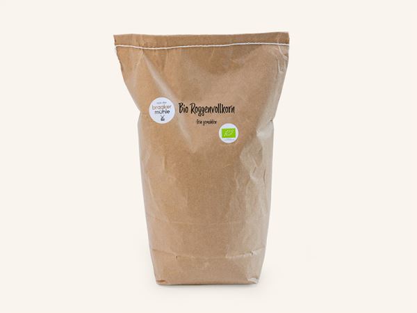 Bio Roggen Vollkorn fein gemahlen 5Kg