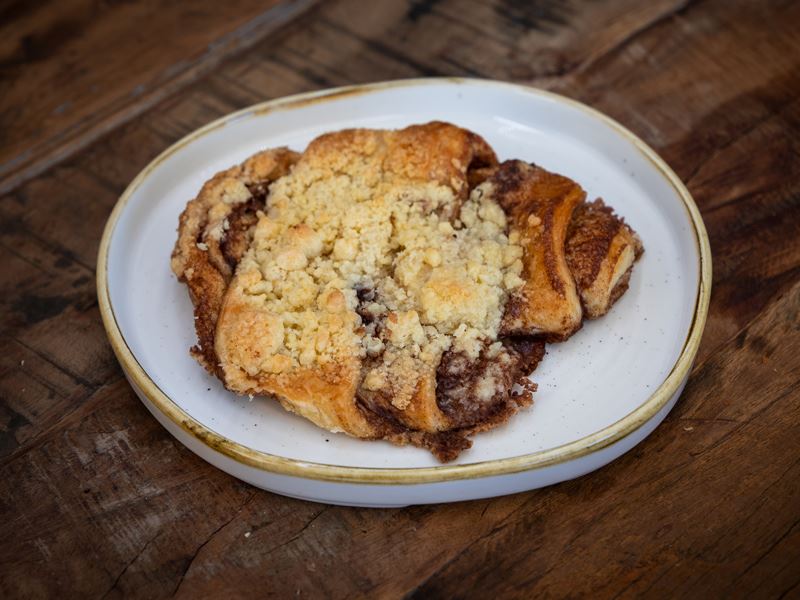 Streusel Franzbrötchen Bild 1